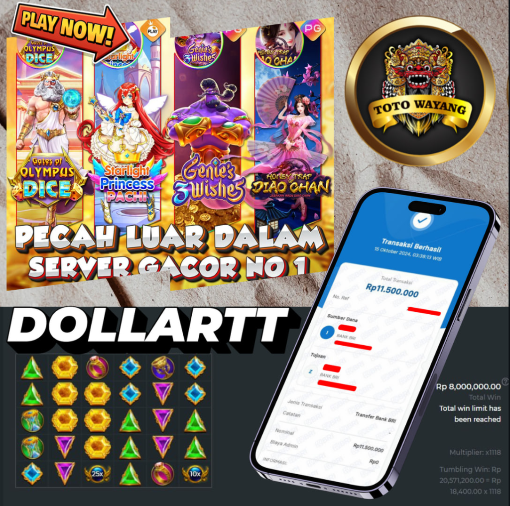 MENANG DI GATES OF OLYMPUS SITUS DI SITUS TOTOWAYANG