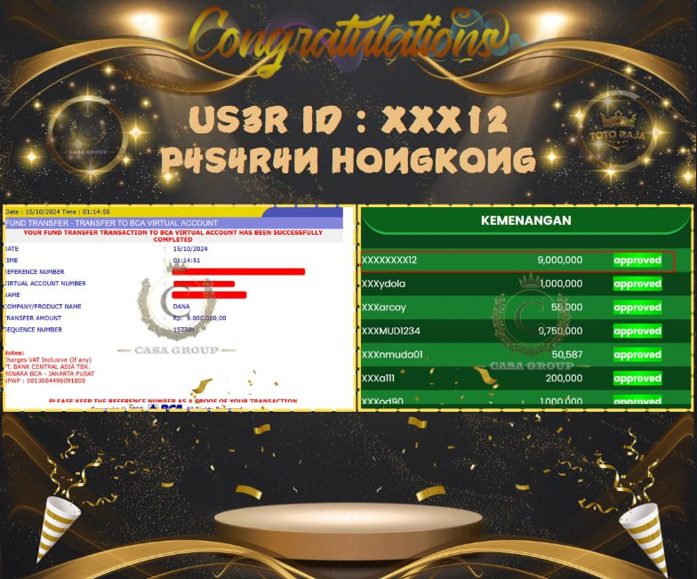 WIN HONGKONG 9 JUTA LUNAS DI TOTORAJA