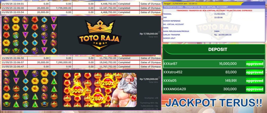 TOTORAJA GILA CUAN!! GATES OF OLYMPUS NGAMUK, KASIH 24 JUTA KE MEMBER SETIA!!
